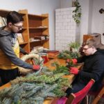 18.12.2021. Wąchock. Przygotowania do kiermaszu adwentowego / Opactwo Cysterskie w Wąchocku/Facebook