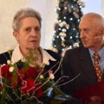 02.12.2021. Końskie. 19 par odebrało prezydencki Medal za Długoletnie Pożycie Małżeńskie. Na zdjęciu: Stanisław i Jadwiga Wcisłowie / Magdalena Galas-Klusek / Radio Kielce