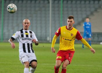 14.11.2020. Kielce. 12. kolejka Fortuna 1 Ligi Korona Kielce - Sandecja Nowy Sącz / Wiktor Taszłow / Radio Kielce