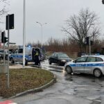 05.01.2022. Kielce. Wypadek na skrzyżowaniu ulicy Jagiellońskiej i Kołłątaja w Kielcach / Wiktor Taszłow / Radio Kielce