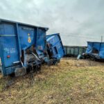 05.01.2022. Gołuchów. Zderzenie samochodu ciężarowego z pociągiem / Wiktor Taszłow / Radio Kielce