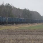 05.01.2022. Gołuchów. Zderzenie samochodu ciężarowego z pociągiem / Wiktor Taszłow / Radio Kielce