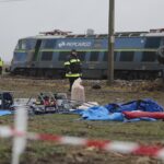 05.01.2022. Gołuchów. Zderzenie samochodu ciężarowego z pociągiem / Wiktor Taszłow / Radio Kielce