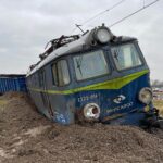 05.01.2022. Gołuchów. Zderzenie samochodu ciężarowego z pociągiem / Wiktor Taszłow / Radio Kielce