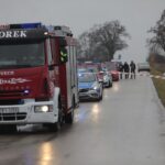 05.01.2022. Gołuchów. Zderzenie samochodu ciężarowego z pociągiem / Wiktor Taszłow / Radio Kielce