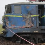 05.01.2022. Gołuchów. Zderzenie samochodu ciężarowego z pociągiem / Wiktor Taszłow / Radio Kielce