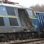 05.01.2022. Gołuchów. Zderzenie samochodu ciężarowego z pociągiem / Wiktor Taszłow / Radio Kielce