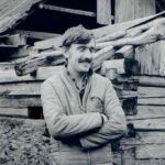 Przy kwaterce we wsi Tumlin Węgle / archiwum Tomasza Ogieniewskiego