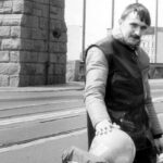 1989 r. Wrocław. Zmęczenie odległością i porywistym wiatrem / archiwum Tomasza Ogieniewskiego