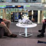 Poczytalnia TV. Na zdjęciu: Michał Tokarski - trener personalny i red. Anna Roży - TVP3 Kielce / TVP3 Kielce