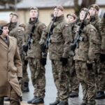 30.01.2022. Sandomierz.  Przysięga i promocje na pierwszy stopień podoficerski żołnierzy 10 ŚBOT / Jacek Szydłowski / DWOT