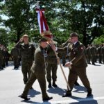 21.06.2021. Kielce. Uroczystość przekazania obowiązków na stanowisku dowódcy 10. Świętokrzyskiej Brygady Obrony Terytorialnej / ppor. Daniel Woś / ŚBOT