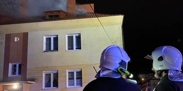 Pożar w Solcu Kujawskim. Strażacy musieli wrócić na miejsce akcji / OSP Solec Kujawski