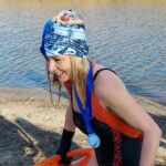 15.01.2022. Sandomierz. Zimowa przeprawa Wisły wpław / Anna Głąb / Radio Kielce