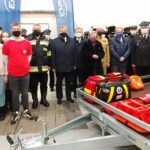 17.01.2022. Połaniec. Przekazanie nowego sprzętu do ratowania życia strażakom-ochotnikom / Marcin Marszałek / Radio Kielce