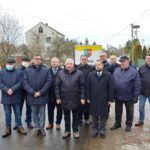 25.01.2022. Oddanie do użytku drogi w Kurzelowie, niedaleko Włoszczowy / Marcin Marszałek / Radio Kielce