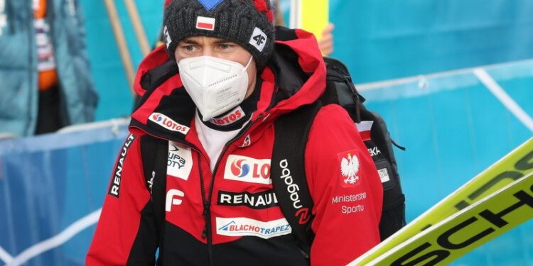 03.01.2020. Innsbruck, Austria. Kamil Stoch po serii kwalifikacyjnej do konkursu Turnieju Czterech Skoczni na obiekcie "Bergisel" w Innsbrucku / PAP/Grzegorz Momot