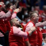 15.01.2022. Słowacja, Bratysława. Mistrzostwa Europy piłkarzy ręcznych: mecz Austria - Polska / PAP/Adam Warżawa