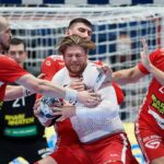 16.01.2022. Bratysława, Słowacja. Mistrzostwa Europy piłkarzy ręcznych: mecz Białoruś - Polska. Na zdjęciu: Maciej Gębala / PAP/Adam Warżawa