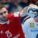 18.01.2022. Bratysława, Słowacja. Mistrzostwa Europy piłkarzy ręcznych. Mecz grupy D: Polska - Niemcy. Na zdjęciu: Arkadiusz Moryto / PAP/Adam Warżawa