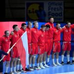 20.01.2022. Bratysława, Słowacja. Mistrzostwa Europy piłkarzy ręcznych. Faza zasadnicza. Mecz grupy II: Polska - Norwegia / PAP/Adam Warżawa