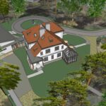 Starachowice. Wizualizacja tzw. „Pałacyku” - willi dyrekcji Zakładów Starachowickich / UM Starachowice