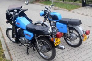 Zabytkowe motocykle Tomasza Ogieniewskiego: MZ TS 150 i MZ ETZ 250e / archiwum Tomasza Ogieniewskiego