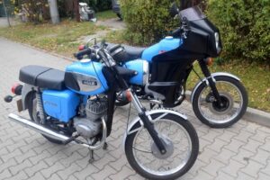 Zabytkowe motocykle Tomasza Ogieniewskiego: MZ TS 150 i MZ ETZ 250e / archiwum Tomasza Ogieniewskiego