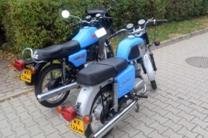 Zabytkowe motocykle Tomasza Ogieniewskiego: MZ TS 150 i MZ ETZ 250e / archiwum Tomasza Ogieniewskiego