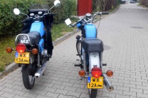 Zabytkowe motocykle Tomasza Ogieniewskiego: MZ TS 150 i MZ ETZ 250e / archiwum Tomasza Ogieniewskiego