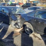 07.01.2022. Skarżysko-Kamienna. Zderzenie dwóch aut na ul. Sokolej / st. kot. Jakub Miernik / PSP Skarżysko