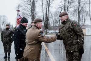 30.01.2022. Sandomierz. Przysięga i promocje na pierwszy stopień podoficerski żołnierzy 10 ŚBOT / Jacek Szydłowski / DWOT