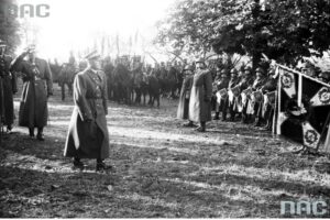 1937 r. Czarnca. Wizyta marszałka Edwarda Rydza-Śmigłego / NAC