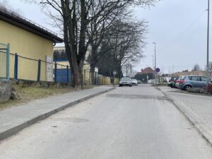 11.01.2022. Sandomierz. Ulica Okrzei / Grażyna Szlęzak-Wójcik / Radio Kielce