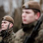 30.01.2022. Sandomierz.  Przysięga i promocje na pierwszy stopień podoficerski żołnierzy 10 ŚBOT / Jacek Szydłowski / DWOT