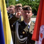 21.06.2021. Kielce. Uroczystość przekazania obowiązków na stanowisku dowódcy 10. Świętokrzyskiej Brygady Obrony Terytorialnej. Na zdjęciu: płk. Piotr Hałys - Dowódca ŚBOT, / ppor. Daniel Woś / ŚBOT