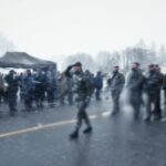 30.01.2022. Sandomierz.  Przysięga i promocje na pierwszy stopień podoficerski żołnierzy 10 ŚBOT / ppor. Daniel Woś / ŚBOT