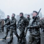 30.01.2022. Sandomierz.  Przysięga i promocje na pierwszy stopień podoficerski żołnierzy 10 ŚBOT / Jacek Szydłowski / DWOT