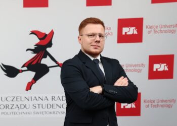 Na zdjęciu Daniel Kozłowski / Politechnika Swietokrzyska / Politechnika Swietokrzyska