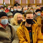 06.01.2022. Sandomierz. Święto Objawienia Pańskiego. Msza w kościele Podwyższenia Krzyża Świętego / ks. Grzegorz Słodkowski