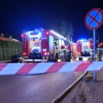 17.11.2021. Włoszczowa. Pożar domu przy ulicy 1 Maja / Magdalena Galas-Klusek / Radio Kielce