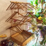 23.01.2022. Ruda Białaczowska. Klatki dla ptaków wykonane przez Waldemara Hajrycha / Magdalena Galas-Klusek / Radio Kielce