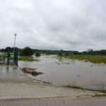06.08.2021. Solec-Zdrój. Ulewne deszcze zalały ulice i pola / Marta Gajda / Radio Kielce
