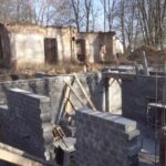 Rzeszówek w gminie Oksa. Zabytkowy dwór i park. Prace budowlane stan na 2020 r. / Fundacja Ratowania Zabytkowego Parku w Rakoszynie