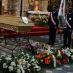 28.08.2021. Sandomierz. Uroczystości pogrzebowe prof. Andrzeja Schinzla / Marcin Marszałek / Radio Kielce