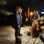 01.09.2021. Kielce. Uroczystości z okazji rocznicy wybuchu II wojny światowej. Na zdjęciu: Marcin Chłodnicki - wiceprezydent Kielc / Kamil Król / Radio Kielce