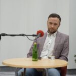 02.01.2022. Studio Polityczne Radia Kielce. Na zdjęciu: Michał Piasecki - Platforma Obywatelska / Sebastian Kalwat / Radio Kielce