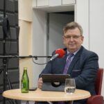02.01.2022. Studio Polityczne Radia Kielce. Na zdjęciu: Tomasz Pleban - Prawo i Sprawiedliwość / Sebastian Kalwat / Radio Kielce