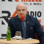 16.01.2022. Kielce. Studio Polityczne Radia Kielce. Na zdjęciu: Rafała Nowak - wicewojewoda świętokrzyski, Prawo i Sprawiedliwość / Piotr Kwaśniewski / Radio Kielce