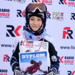 22.01.2022. Krajno. Zawody Narciarskie o Puchar Radia Kielce. Na zdjęciu: Karol Kuliński (grupa 1M - do 9 lat) / Marek Wtorek / Radio Kielce